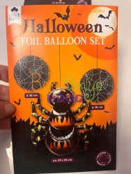 Halloweeni lufi szett 3db-os