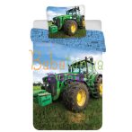   Traktor Green gyerek, ovis ágyneműhuzat 100×135cm, 40×60 cm 