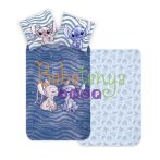   Disney Lilo és Stitch, A csillagkutya Wave gyerek, ovis ágyneműhuzat 100×135 cm, 40×60 cm