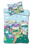   Unikornis Fairyland gyerek, ovis ágyneműhuzat 100×135cm, 40×60cm