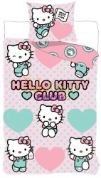 Hello Kitty Club gyerek, ovis ágyneműhuzat 100×135 cm, 40×60 cm Hello Kitty Club gyerek, ovis ágyneműhuzat 100×135 cm, 40×60 cm
