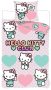   Hello Kitty Club gyerek, ovis ágyneműhuzat 100×135 cm, 40×60 cm