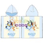 Bluey pamut fürdő poncsó