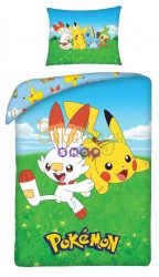 Pokémon Field ágyneműhuzat 140×200cm, 70×90 cm