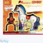 Játék - Cowboy Vágtató Lovon - Elemes - 18x16x6cm Játék - Cowboy Vágtató Lovon - Elemes - 18x16x6cm