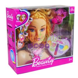 Fésülős babafej kiegészítőkkel Fésülős babafej kiegészítőkkel