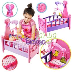 Sweet Baby játék baba ágy kiegészítőkkel 