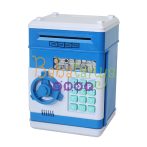   Elektronikus széf, érmék és bankjegyek számára. Fény és akusztikus hatások