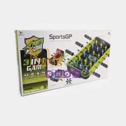 Asztali  Csocsó,Kosárlabda,Curling szett,3in1