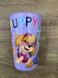 Mancs Őrjárat lány műanyag pohár