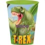 Dinoszaurusz T-Rex műanyag pohár 260 ml